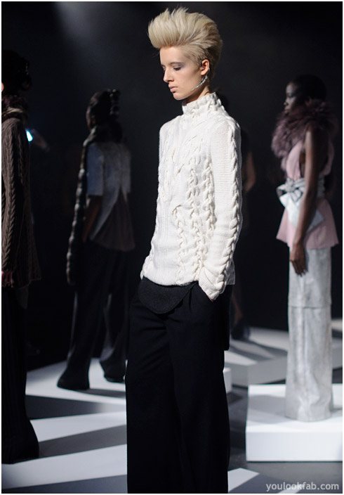 Brandon Sun Cable Knit Turtleneck