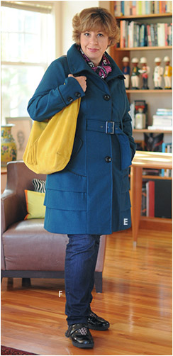Outfit 2: Teal Coat