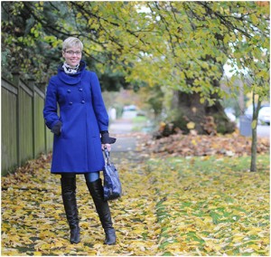 A Casual Saturday in Blue Coat and Boots - YLF