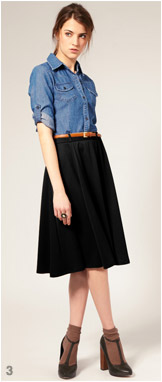 Midi Length Skirt | Jill Dress