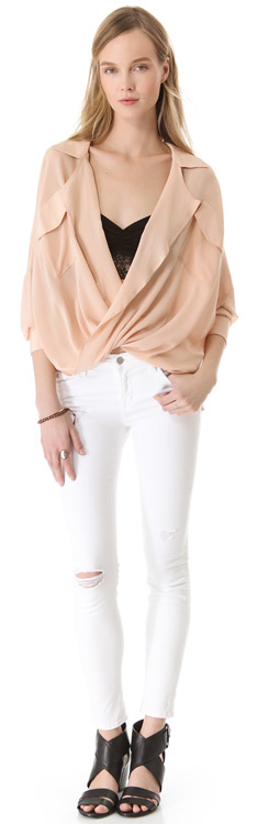Funktional Software Fold Front Blouse
