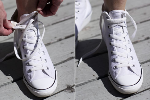 how long are low top converse laces