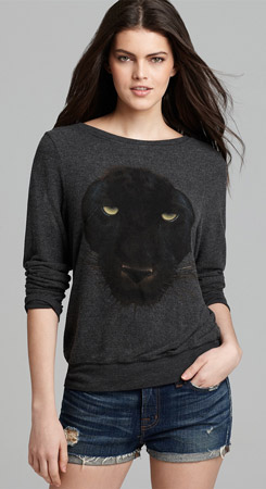 WILDFOX Pullover Black Panther