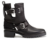 Zara Leather Ankle Boot with Straps