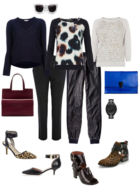 Ensemble: Ankle Pants with Ankle Strap Shoes - YLF