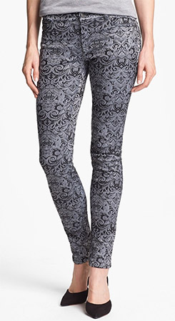 Two by Vince Camuto Jacquard Skinny Jeans