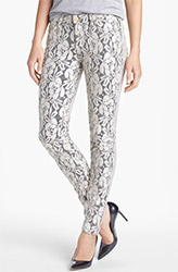 7 For All Mankind The Skinny Lace Overlay Pants