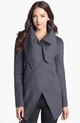Mackage Marila Asymmetrical Wool Blend Coat