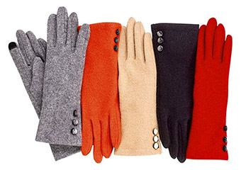 Touch Button Gloves