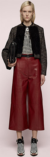 Proenza Schouler High Waist-Leather-Culottes