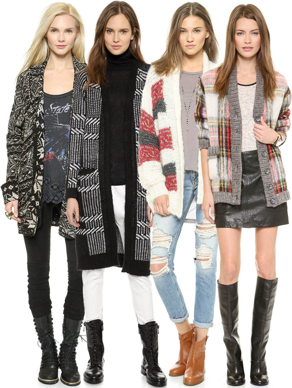 Fashion Trend - The Big Patterned Cardigan