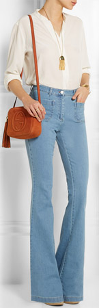 MICHAEL KORS High Rise Flared Jeans