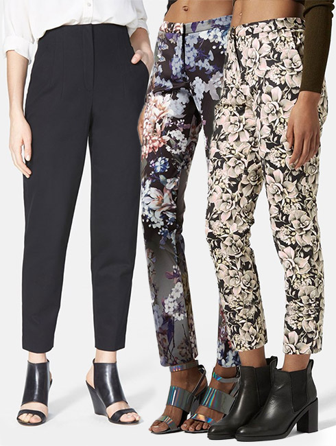 Fashion Trend - High-Rise Cropped Pants