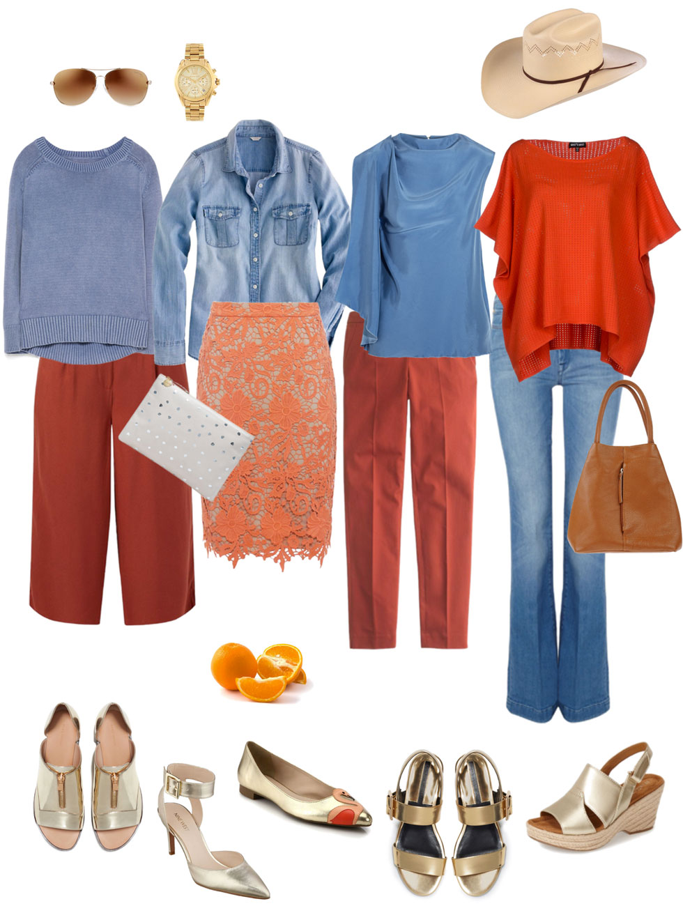Ensemble: Rust, Blue and Gold