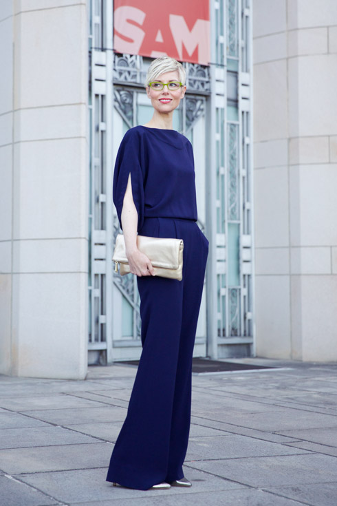 Glam Jumpsuit with Gold
