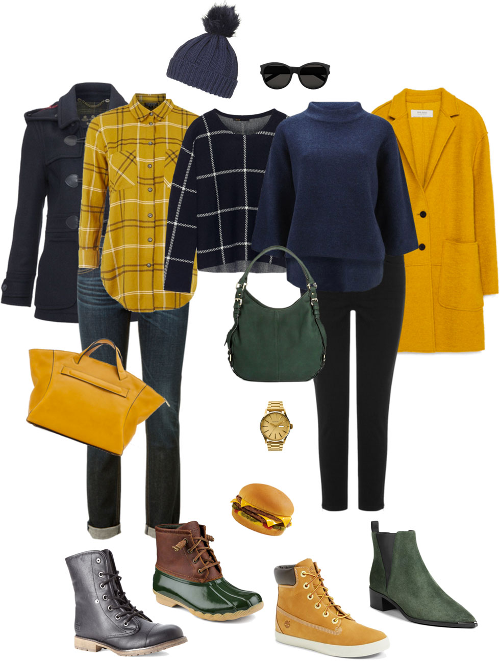 Ensemble: Casual Mustard With Jeans
