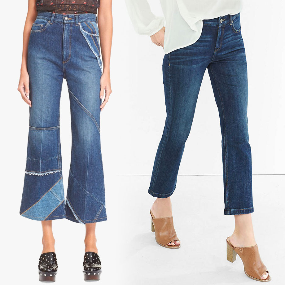 Fashion Trend - Flared Cropped Jeans