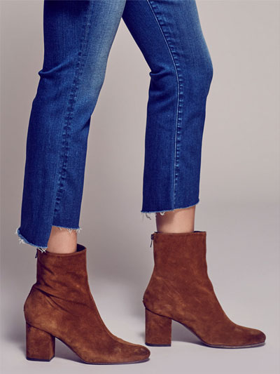 Free People Insider Step Fray Crop Jeans