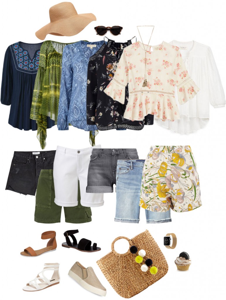 Ensemble: Shorts & Boho Blouse - YLF