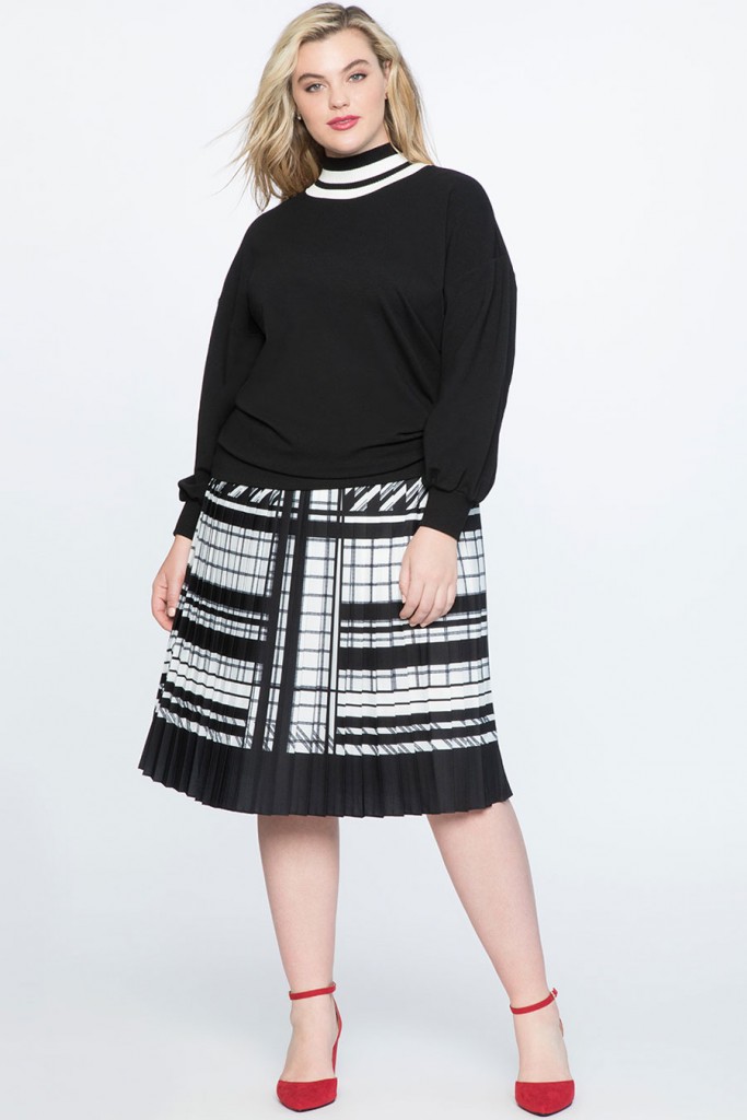 Outfit Formula: Pleated Midi Skirt - YLF
