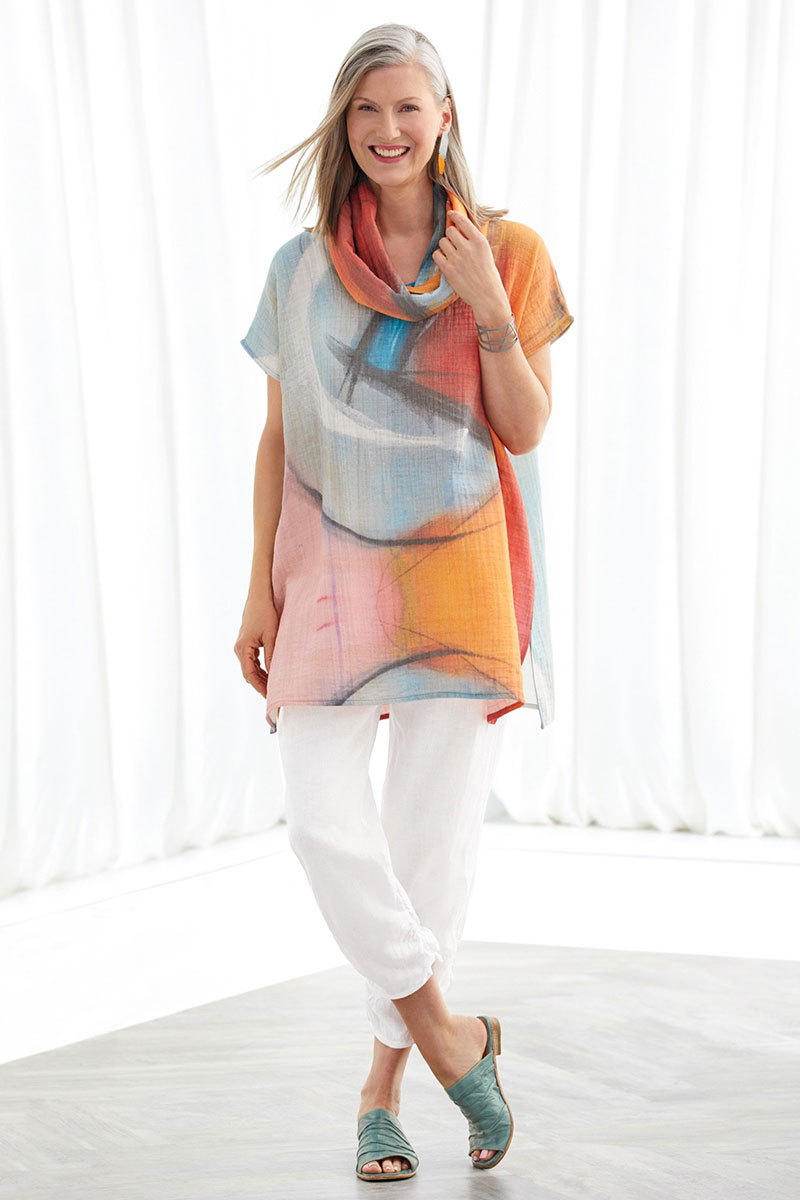 Spark Tunic and Scarf