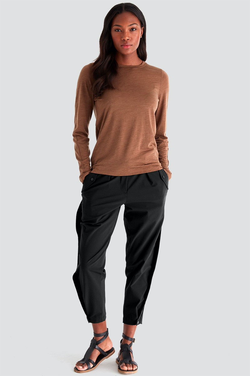 Sanctuary - Cropped Pleated Stretch Tech Pants