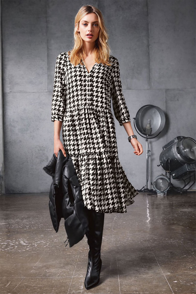 Outfit Formula Fall Houndstooth YLF