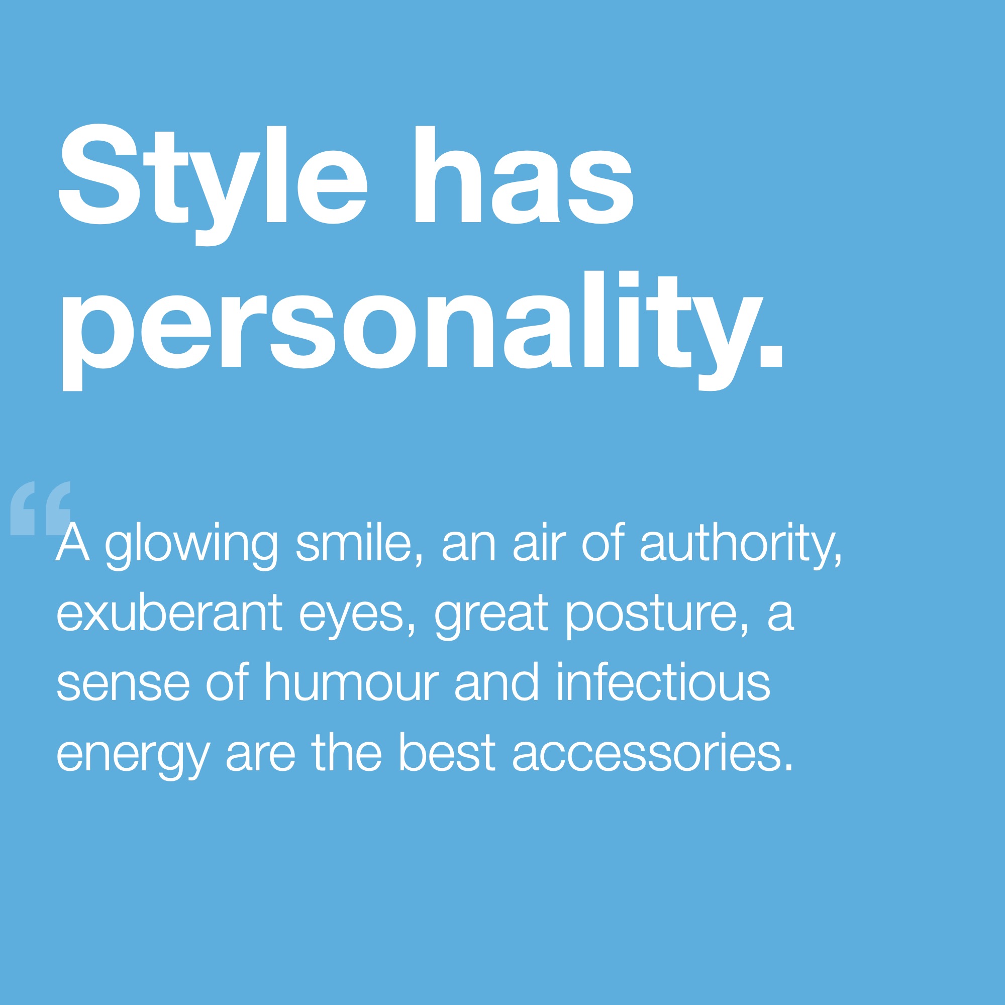 Style Has Personality