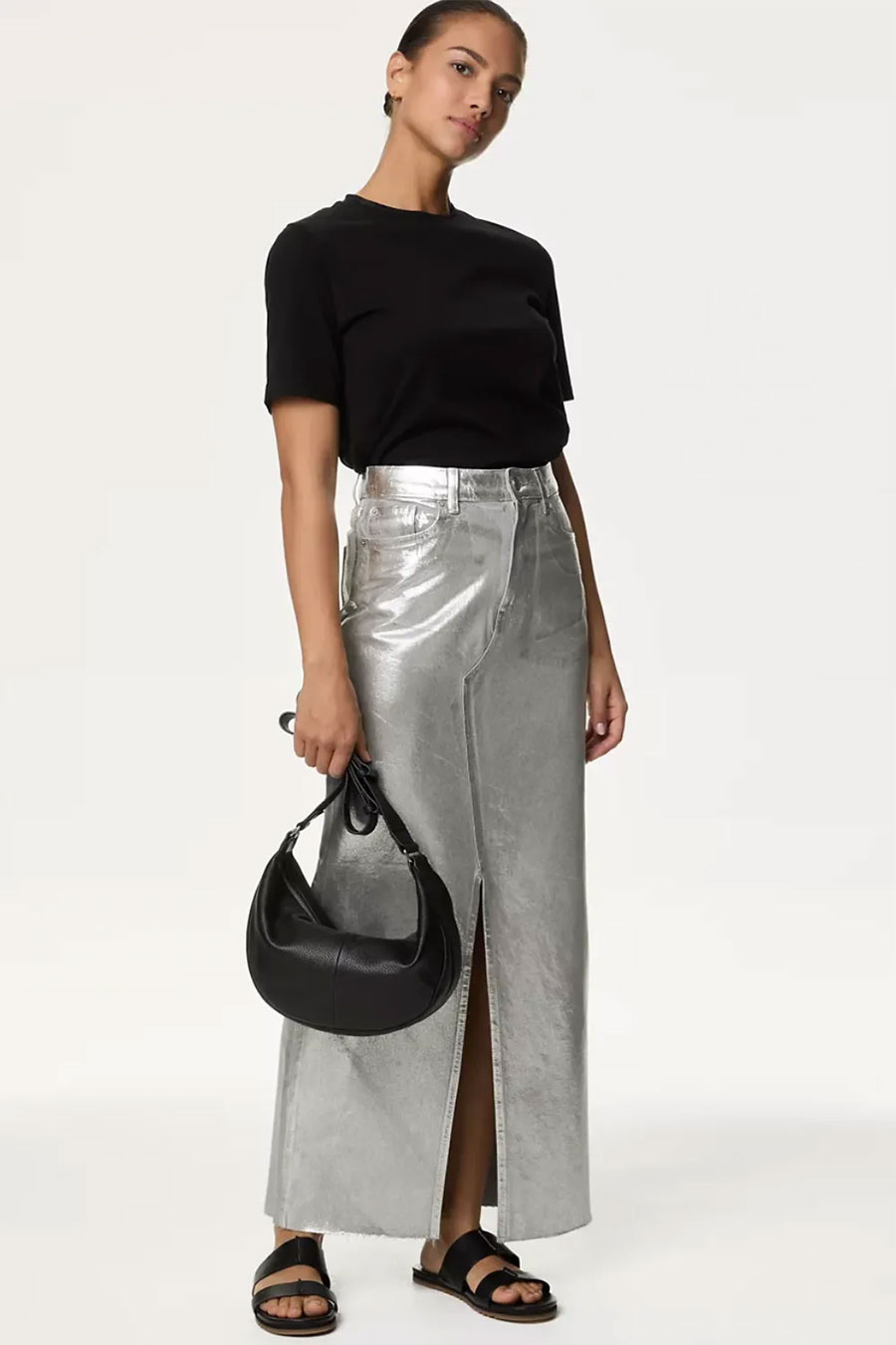 Silver Slit with Casual Black