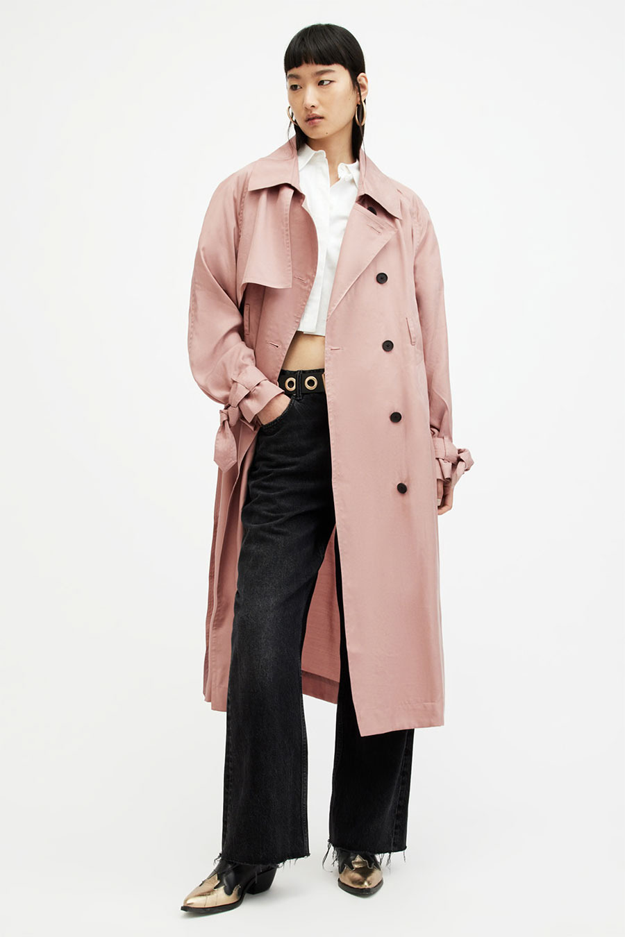 Blush, Black, White, Metallic