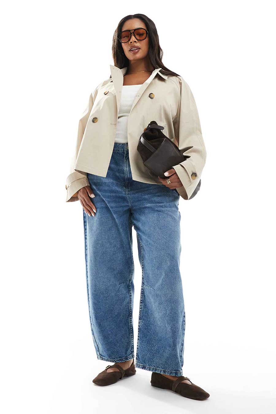 ONLY Curve Short Trench Coat