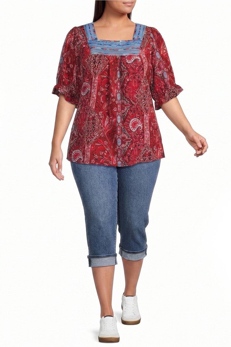Pattern and Blue Denim