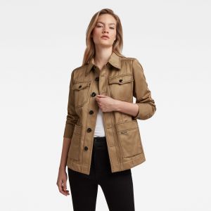 Reiss Ayla Quilted Hybrid Zip Through Blazer, Neutral, 8