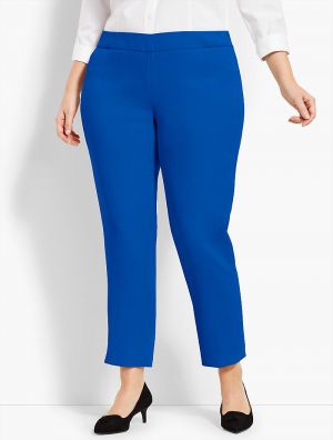 Talbots Hampshire Ankle Pants - Spring Crosshatch