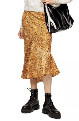 floral pattern midi dress Meadow Story Floral Tiered Black Midi Dress