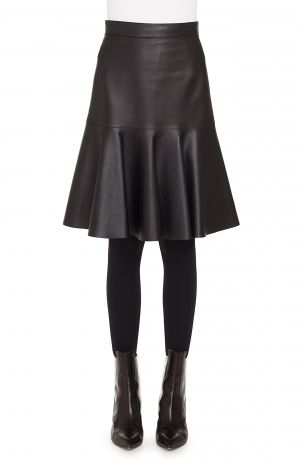 Outfit Formula: Leather Skirts - YLF