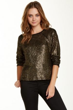 Holiday Ensemble: Sparkly Sweater Dressed Up or Down - YLF