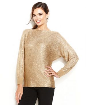 Holiday Ensemble: Sparkly Sweater Dressed Up or Down - YLF