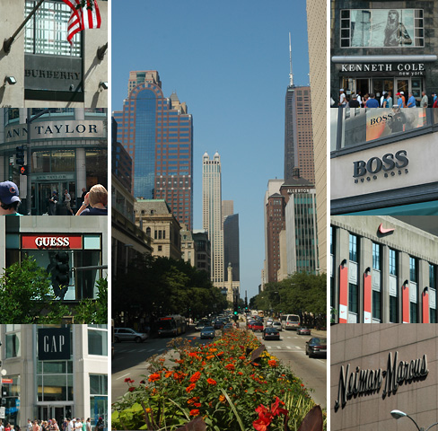 Magnificent Mile of Shopping - Chicago